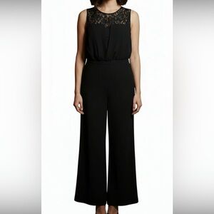 White House Black Market Wide Leg Lace Jumpsuit